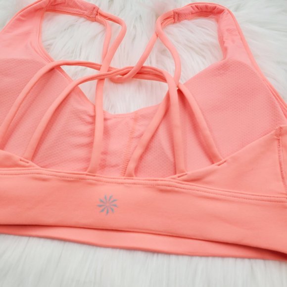 NWT Athleta Pink Solace Sports Bra - Picture 6 of 7
